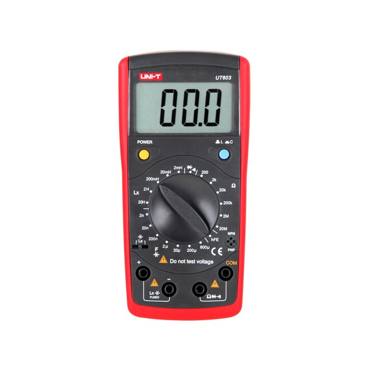 Medidor de inductancia, capacitancia y resistencia UT603