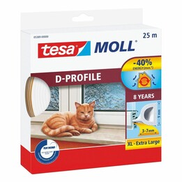 White TESA gasket D - 25 m 9 mm