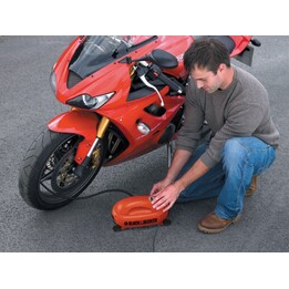 BLACK+DECKER ASI200-XJ compresor de aire 12V 8,27 bar naranja