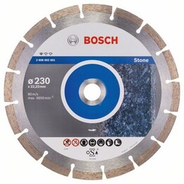 BOSCH DIAMOND LEAF* SEGMENTED STONE 230x22