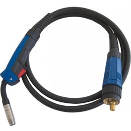 Antorcha de soldadura MIG/MAG MB-15, con cable de 4 m y enchufe europeo.