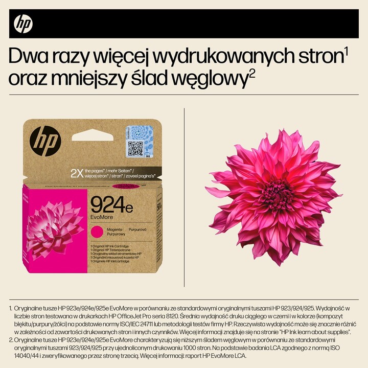 Original HP EvoMore 924e Magenta Tintenpatrone