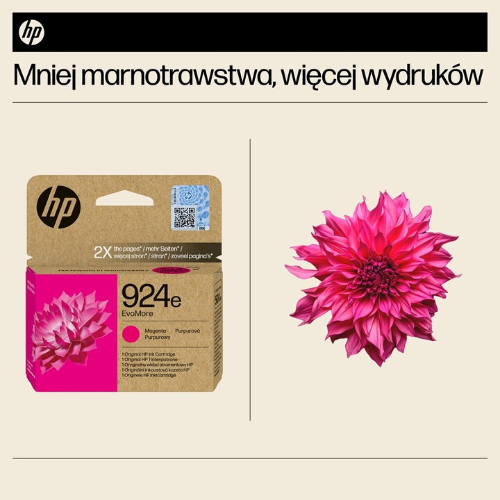 Original HP EvoMore 924e Magenta Tintenpatrone