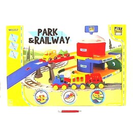 Wader Play Tracks Railway 51520 Set "Stazione ferroviaria" - Costruzione
