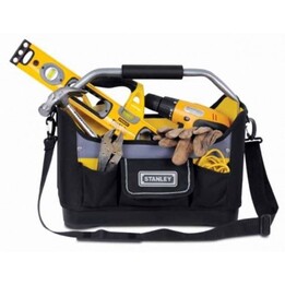 Cassetta degli attrezzi Black & Decker 1-96-182, nera, in nylon giallo