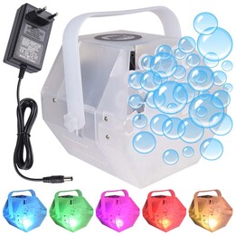 Máquina de burbujas LED LIGHT4ME BUBBLE: pequeña y eficiente