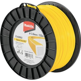 Linha de monofilamento de nylon Makita quadrada "Pro" 3,0 mm/132 MB