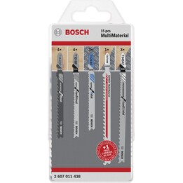 Bosch 2 607 011 438 Sägeblatt für Stichsägen, Laubsägen & elektrische Sägen Stichsägeblatt Hartmetall 15 Stück(e)