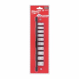 MILWAUKEE socket set 10 pcs. 3/8" metric