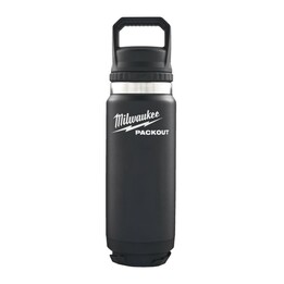 Borraccia termica Milwaukee Packout da 710 ml, nera.