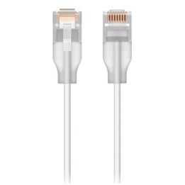 Ubiquiti UACC-Cable-Patch-EL-12M-W câble de réseau Translucide, Blanc Cat6