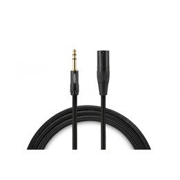 Cavo audio Warm Audio PREM-XLRM-TRSM-6 da 1,8 m XLR 6,35 mm TRS, nero.