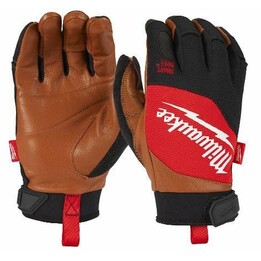 Milwaukee Hybrid Leather Gloves M/8