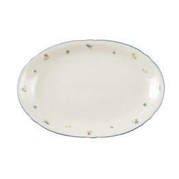 SELTMANN MARIE-LUISE STREUBLUME Ovale Servierplatte 31 x 21 cm