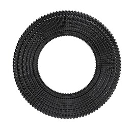 CF. Manguera de succión y presión para bombas, 25 mm x 25 m, negra, BASSE-FLEX