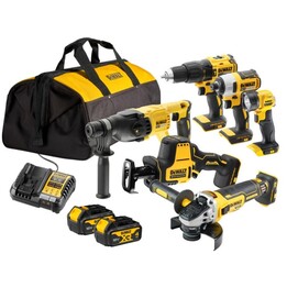 Kit combinado DEWALT 18V com 6 peças DCK607M2
