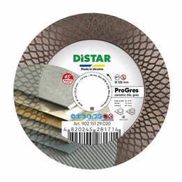 LÂMINA DIAMANTE DISTAR PRO GRESE 125 x 1,9 x 8/20 x 22,23 mm