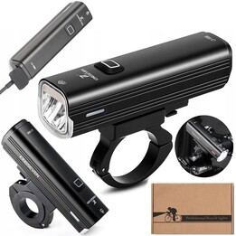 Faro per bicicletta KINGSEVEN L3-1000, 1000 lm, ricaricabile.