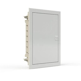 PLASTIC INSTALLATION ENCLOSURE WITH METAL DOOR, FLUSH-MOUNTED, IP40, 1 ROW, 12 NOARK PMF 12 107101 MODULES
