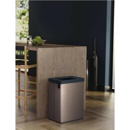 Curver Verto 54L pearl grey trash can