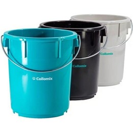 Balde de mistura COLLOMIX, 34 L, preto