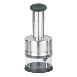 GEFU TRITARE ustensile pour râper et émincer Noir, Acier inoxydable, Transparent