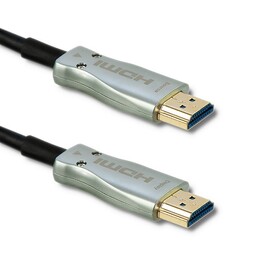 Qoltec 50474 cable HDMI 30 m HDMI tipo A (Estándar) Negro, Plata