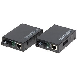 Convertidor de fibra óptica, modo monomodo