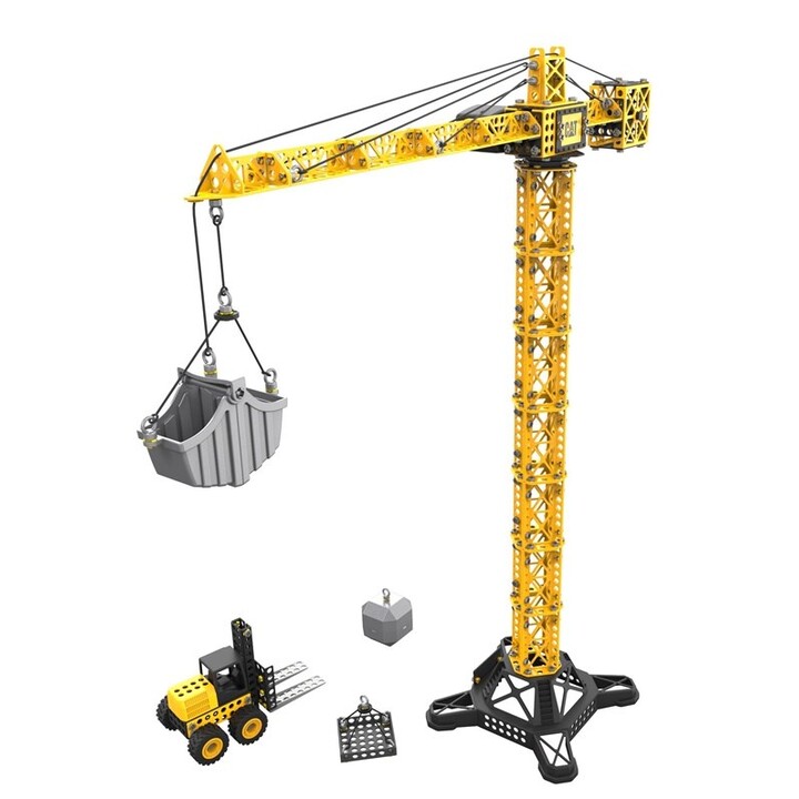 Grúa teledirigida CAT de 127 cm con figura y vehículo 82438 /2