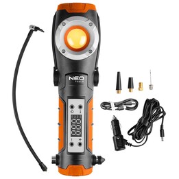 Lâmpada recarregável de 800 lm com compressor