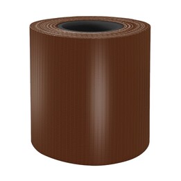 Fita de cerca + clipes 19 cm x 35 m marrom
