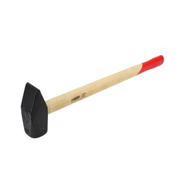 Mazo AWTOOLS de 4,0 kg con mango de madera, línea negra.