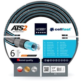 Cellfast HOBBY ATS2 tubo da giardino 5/8" 25 m
