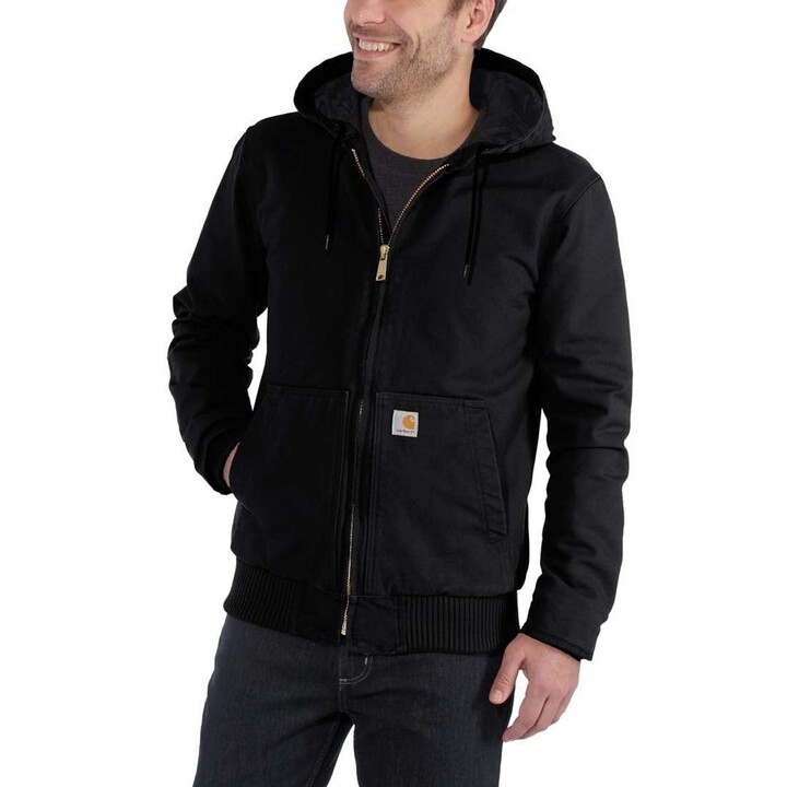Giacca nera Carhartt Duck Active