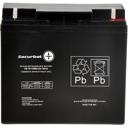 Batería AGM SECURBAT de 12 V y 18 Ah