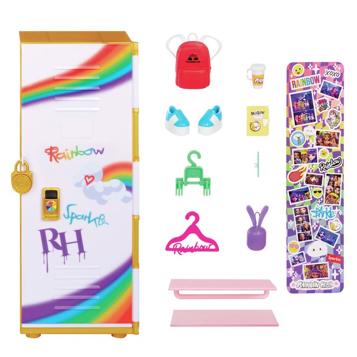 Rainbow High Locker and Doll Set