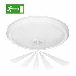 Luminária de teto ORNO ZONDA LED EMERGE 12W, branca, com sensor de movimento, 800lm