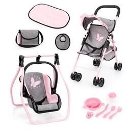 Carrinho de Bebê Bayer 6 em 1 Cinza 21533AC