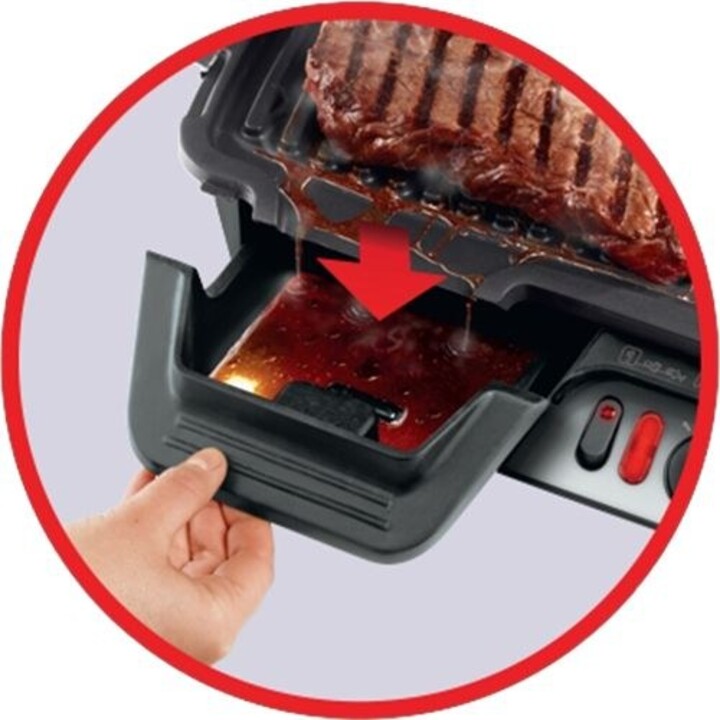 Griglia elettrica a contatto 3 in 1 Tefal, nero/argento