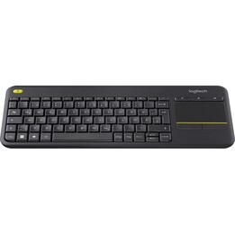 Tastiera wireless touch Logitech K400 Plus nera