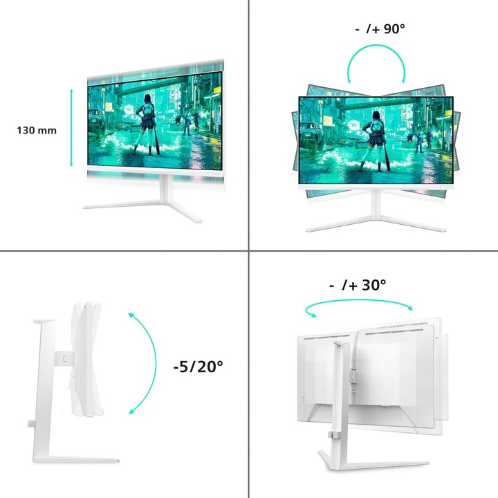 Monitor Philips Evnia 24M2N3201A/00 Full HD da 60,5 cm (23,8")