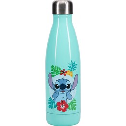 Garrafa de água reutilizável de metal Paladone PP10960LS com o Stitch da Disney