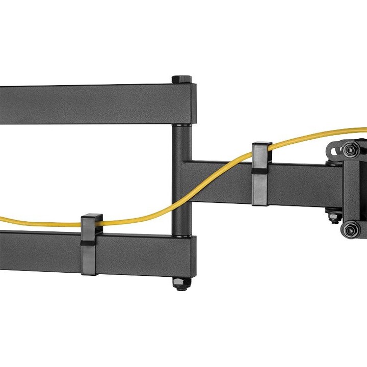 Suporte de parede para TV de 37 a 80 polegadas, com capacidade máxima de 50 kg.