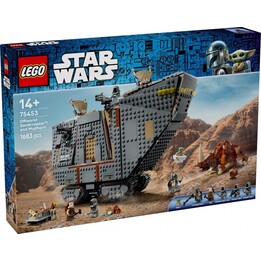 Mattoncini Star Wars 75453 Sandcrawler e Mudhorn extraterrestri
