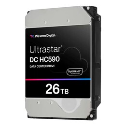 Disco rígido interno Western Digital DC HC590 de 26 TB, 7200 RPM, 3,5" SATA