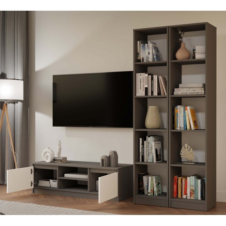 BOOKSHELF 40 CM ANTHRACITE