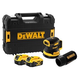 DeWALT DCW210P2-QW Tragbares Schleifgerät Plattenschleifer 12000 OPM Schwarz, Orange