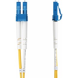 STARTECH.com SMDOS2LCLC1M cable de fibra óptica LC a LC OS2 monomodo duplex 1 m amarillo