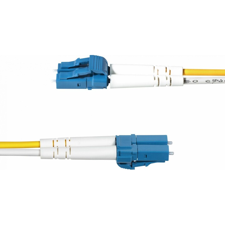 STARTECH.com SMDOS2LCLC1M cable de fibra óptica LC a LC OS2 monomodo duplex 1 m amarillo