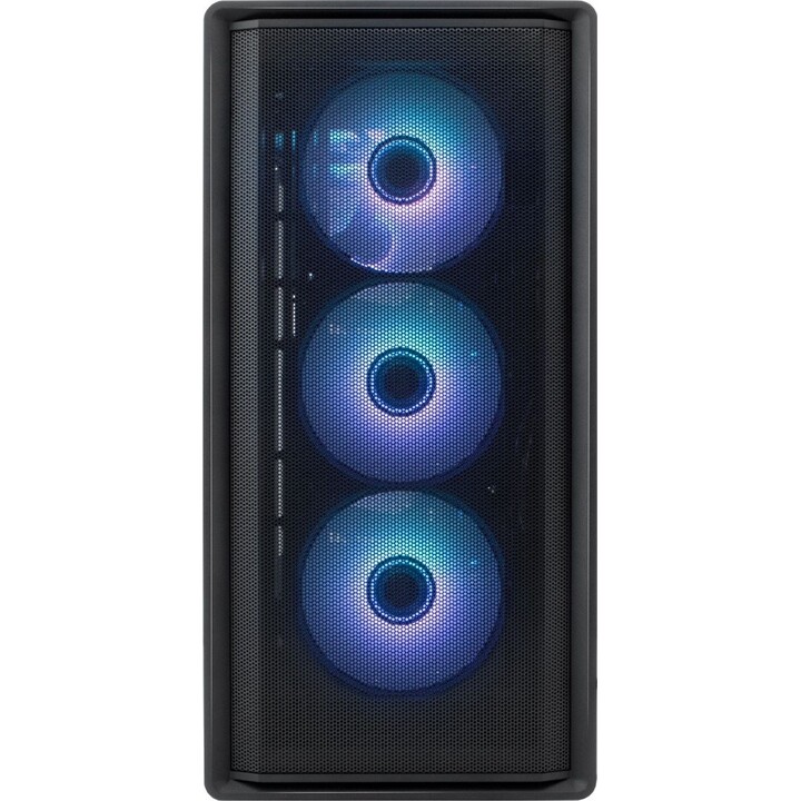 Case Coolbox GA700 Darkside mid-tower/ATX con alimentatore USB-C, nero con finestra.